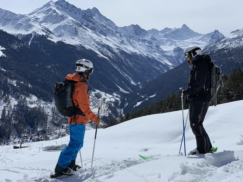 visite des zones pour débutants de Grimentz-Zinal