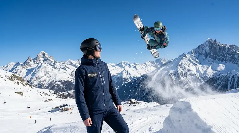 freestyle snowboarding Grimentz