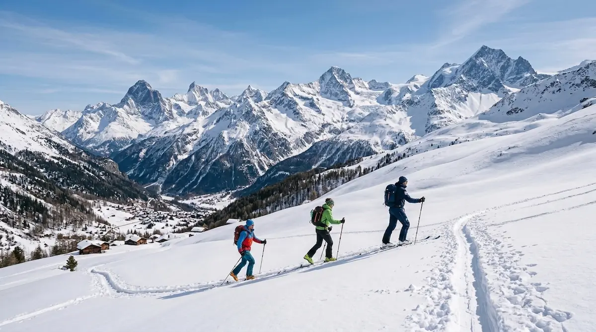 ski touring for beginners Zinal